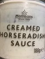 Mängden socker i Creamed horseradish sauce