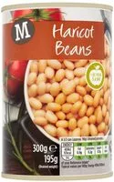 Mängden socker i Haricot beans