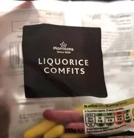 Mängden socker i Liquorice comfits