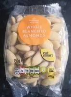 Mängden socker i Whole Blanched Almonds