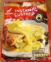 Mängden socker i Instant custard