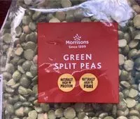 Mängden socker i Green split peas