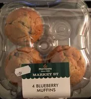 Mängden socker i Blueberry Muffin