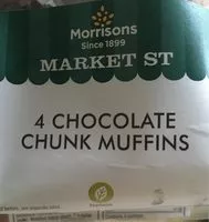 Mängden socker i Muffins ay chocolat