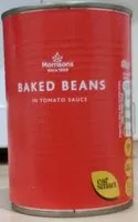 Mängden socker i Baked Beans in Tomato Sauce