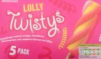 Mängden socker i Lolly twistys
