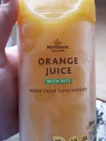Mängden socker i Orange Juice with Bits 1 litre