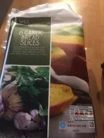 Mängden socker i Garlic bread slices