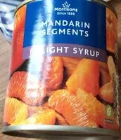 Mängden socker i Mandarin segments