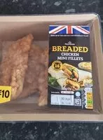 Mängden socker i Breaded chicken mini fillets