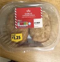 Mängden socker i Garlic chicken kiev
