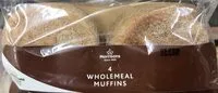Mängden socker i Morrisons wholemeal muffins