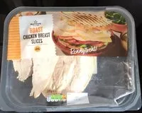 Mängden socker i Roast chicken breast slices
