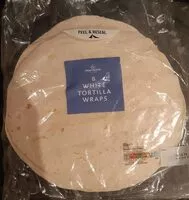 Mängden socker i White tortilla wraps