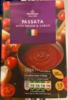 Mängden socker i Passata with onion & garlic