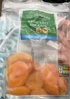 Mängden socker i Dried soft apricots
