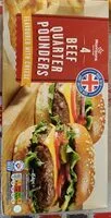 Mängden socker i Beef Quarter Pounders flavoured with cheese