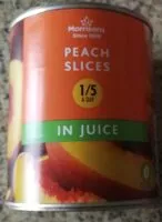 Mängden socker i Morrisons Peach slices