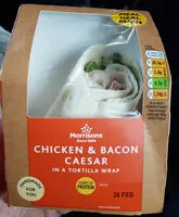 Mängden socker i Chicken and bacon caesar