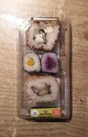 Mängden socker i Vegetable sushi