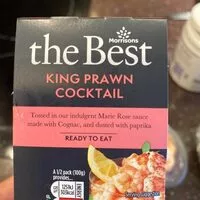 Mängden socker i King prawn cocktail