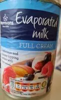 Mängden socker i Evaporated milk