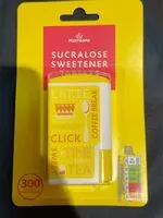 Mängden socker i Morrisons Sucralose sweetner tablets