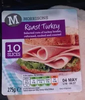 Mängden socker i Roast turkey