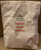 Mängden socker i Instant Mash Potato