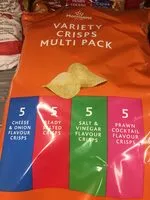 Mängden socker i Variety Crisp Pack