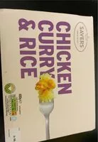 Mängden socker i Morrisons savers chicken curry and rice