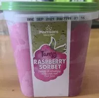 Mängden socker i Tangy raspberry sorbet