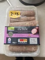 Mängden socker i Pork Caramilsed onion Sausages