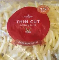 Mängden socker i Morrisons Thin Cut French Fries