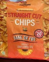 Mängden socker i Straight cut chips