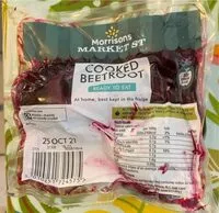 Mängden socker i Cooked Beetroot