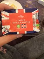 Mängden socker i Salted British Butter