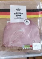 Mängden socker i German smoked ham