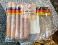 Mängden socker i German Frankfurter