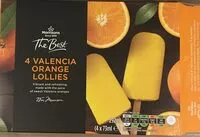 Mängden socker i Orange lollies