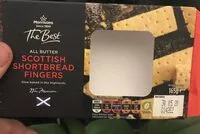 Mängden socker i Scottish Shortbread Fingers