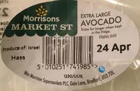 Mängden socker i Extra large avocado