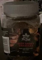 Mängden socker i The best beef gravy granules