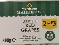 Mängden socker i Seedless red grapes