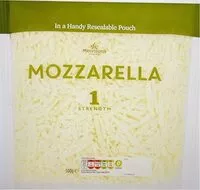 Mängden socker i Morrisons Grated Mozzarella