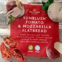 Mängden socker i Sunblush tomato and mozzarella flatbread