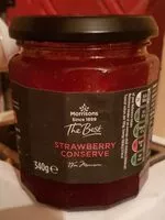 Mängden socker i Morrison  strawberry conserve jam