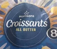 Mängden socker i All butter croissants