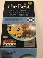 Mängden socker i The best salmon, smoked haddock & king prawn fish pie