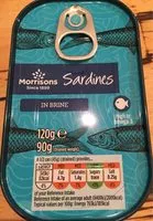 Mängden socker i Sardines en saumure